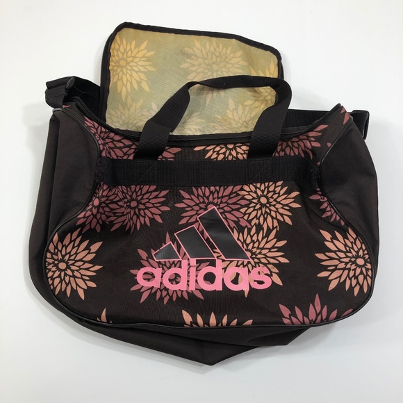 adidas floral gym bag